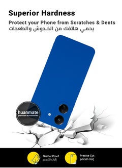 huanmate Xiaomi Redmi 13C 4G Silicone Cover Blue - Premium 2.0mm TPU Silicon, Enhanced Camera Protection with Lens Shield, Shockproof & Water-Proof Cover for Xiaomi Redmi 13C 4G  - Image 4