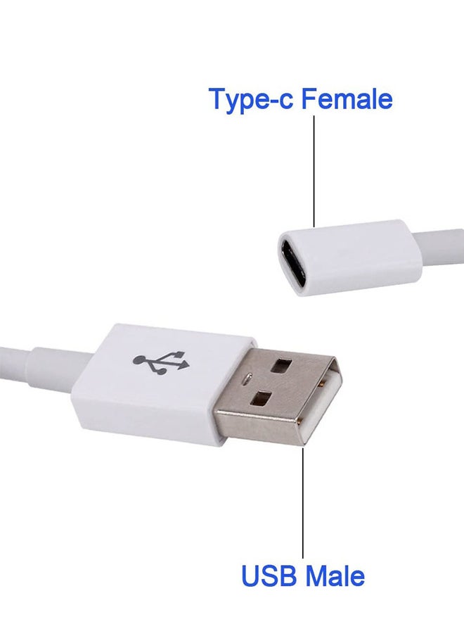 Type-C Female to USB Male Support Data Sync
