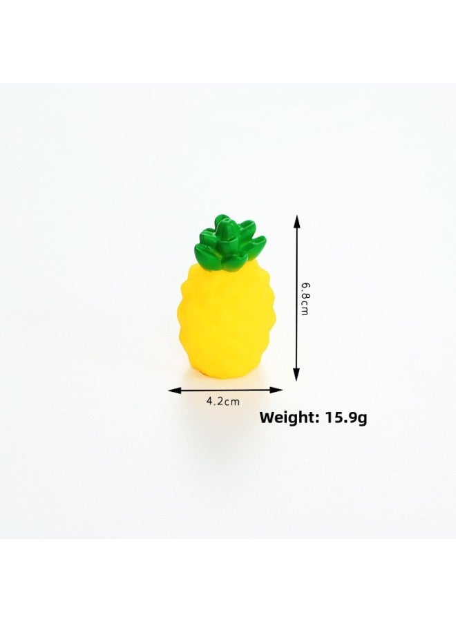 Wen Chuang Chao Play-Function Fruit Teaching Fruit Model Photography Props-Fruit And Vegetable Food Toys-Color:PineFor Apple  - Image 1