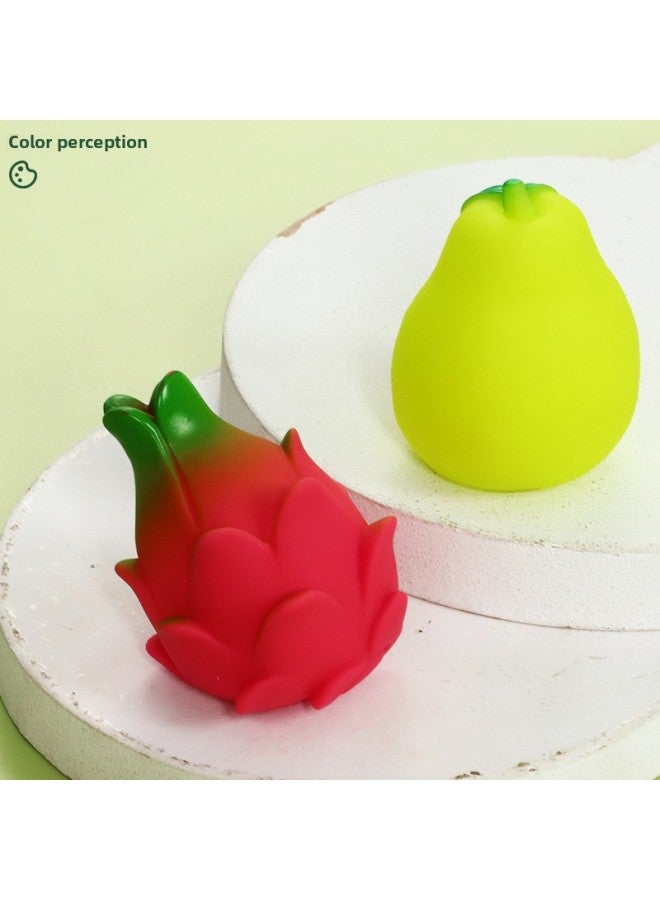 Wen Chuang Chao Play-Function Fruit Teaching Fruit Model Photography Props-Fruit And Vegetable Food Toys-Color:PineFor Apple  - Image 5