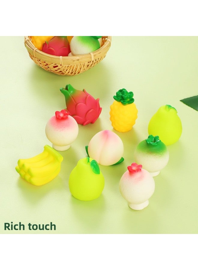 Wen Chuang Chao Play-Function Fruit Teaching Fruit Model Photography Props-Fruit And Vegetable Food Toys-Color:PineFor Apple  - Image 3