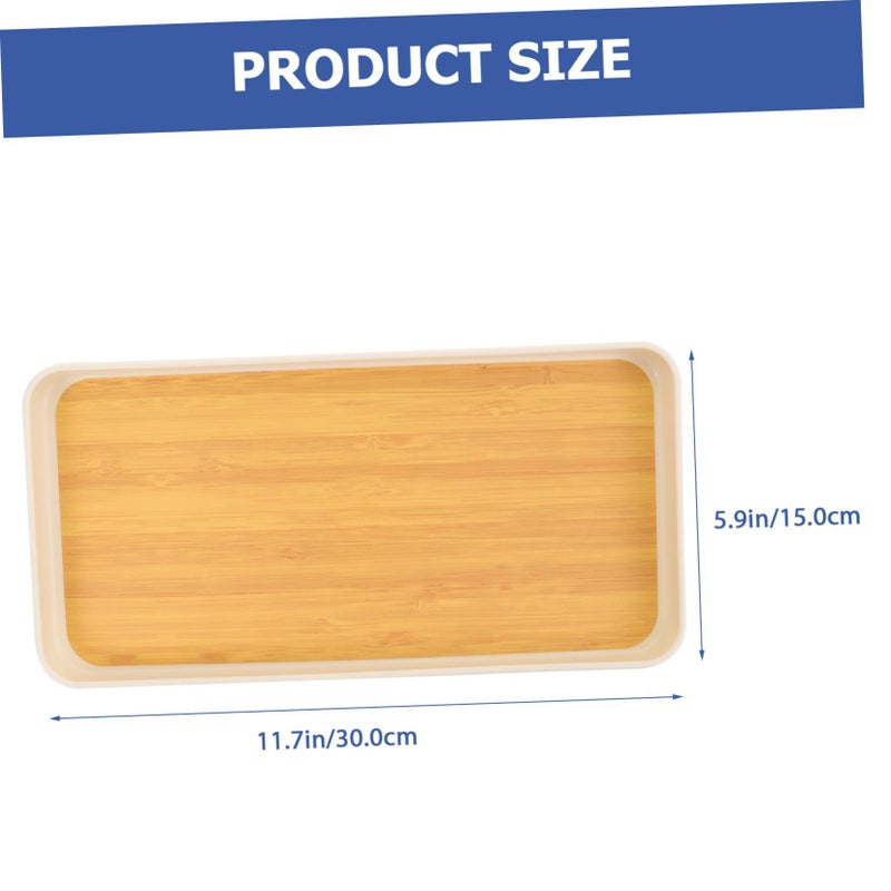 Stackable Serving Tray 30X15X2 4CM Multi Function Snack Dessert Fruit Plate Compact Japanese Style Tea Cup Storage - Image 3