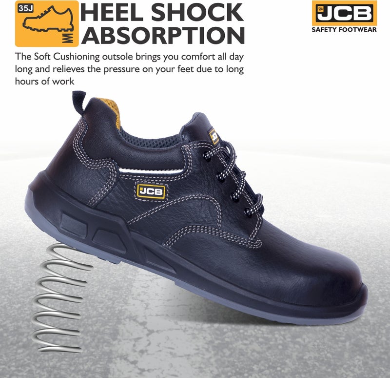JCB حذاء أمان جيسي بي أونز أبولو جلد، رأس فولاذي، كثافة مزدوجة - Image 5