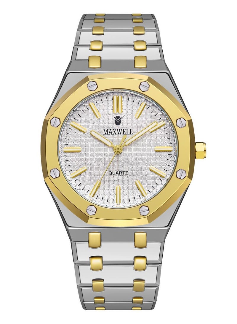 ماكسويل ساعه جديد  رجالي من ماكسويل ضد الماء  كرت ضمان