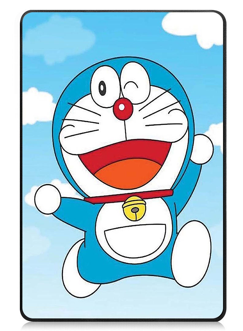 Theodor Protective Flip Case For Apple iPad Pro 13 (2024) With Trifold Stand Auto Wake Sleep Shockproof Cover Doraemon jump - Image 1