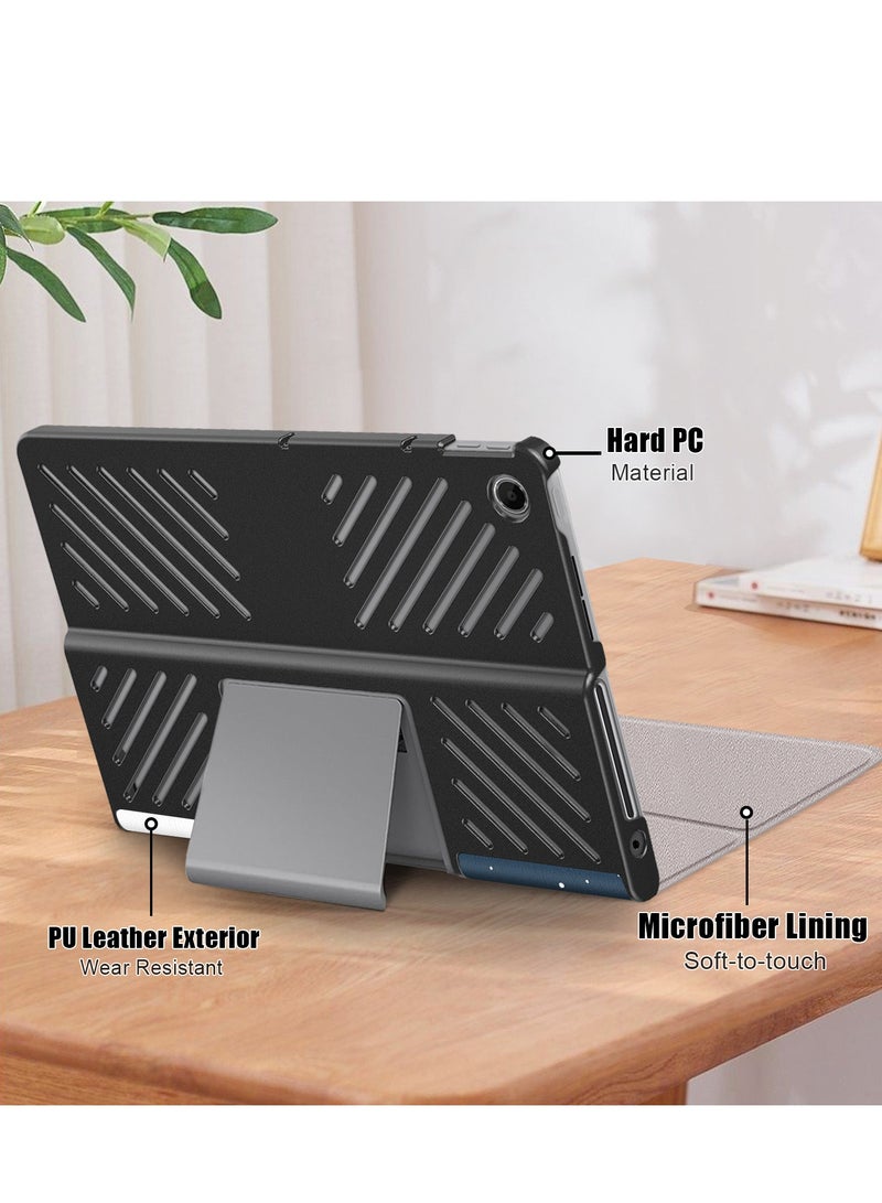 Case for Lenovo Tab Plus 11.5 Inch (2024) TB351FU Tablet Ultra Slim Lightweight Stand Cover Case Premium Quality PU Leather Case Cover (Lazy Cat) - Image 3