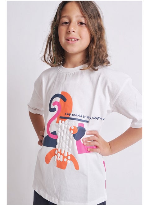 "The World Is My Playground" Short-Sleeved T-Shirt