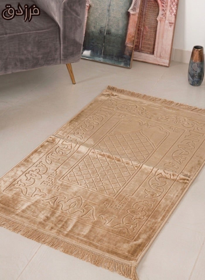 Farazdaq prayer rug, cotton material, comfortable lining, Random Color - Image 2