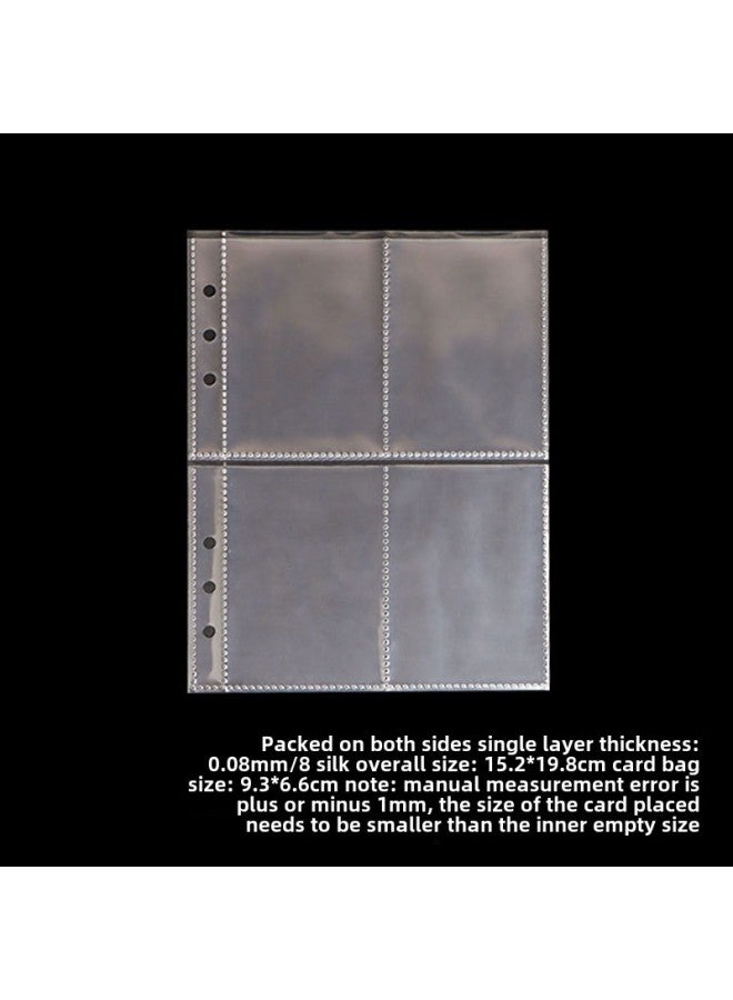 Unity A5 Loose-leaf Book Transparent Pp Inner Page Bag 6 Holes Replaceable Core Photo Storage Bag Portable Bill Material Finishing - Image 1