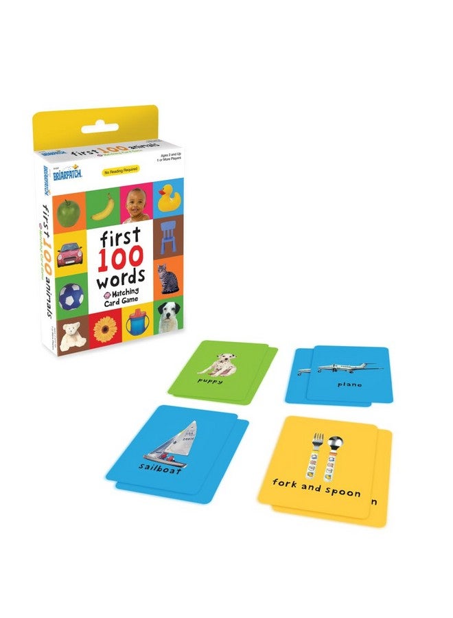 Briarpatch, First 100 Words Matching Card Game, Based On Board Books by Roger Priddy, Preschool Learning for Kids - Image 1