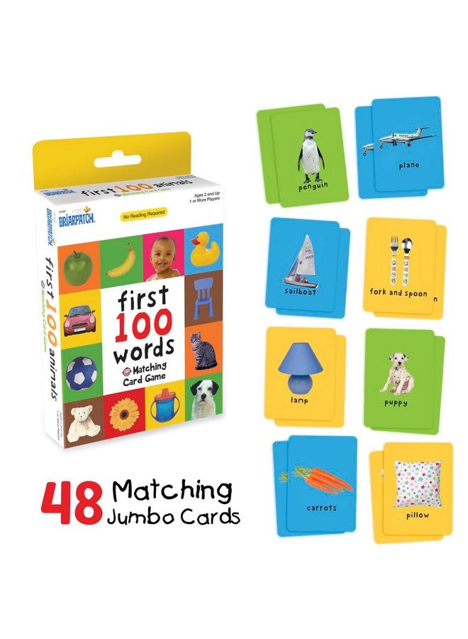 Briarpatch, First 100 Words Matching Card Game, Based On Board Books by Roger Priddy, Preschool Learning for Kids - Image 2