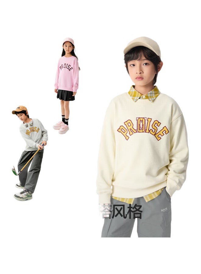 Balabala Kids' Sweater For Boys And Girls Spring And Autumn Loose Fit Big Kids All-Match Top 209125121201 - Image 1