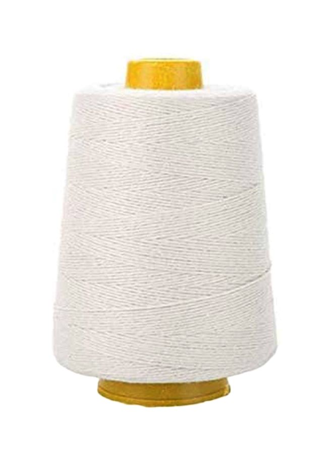 NIBEMINENT Polyester Sewing Thread White 1000meter - Image 1