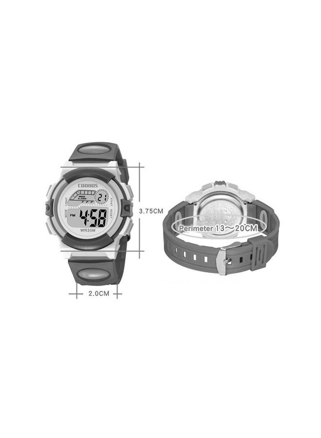 COOBOS Kids Water Resistant Rubber Digital Watch - Image 4