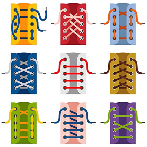 BQTQ 40 Pairs Colored Shoe laces Flat Shoelaces Multipack Colorful Shoestrings for Sneakers Skates Sport Shoes Boots, 28 inch - Image 4