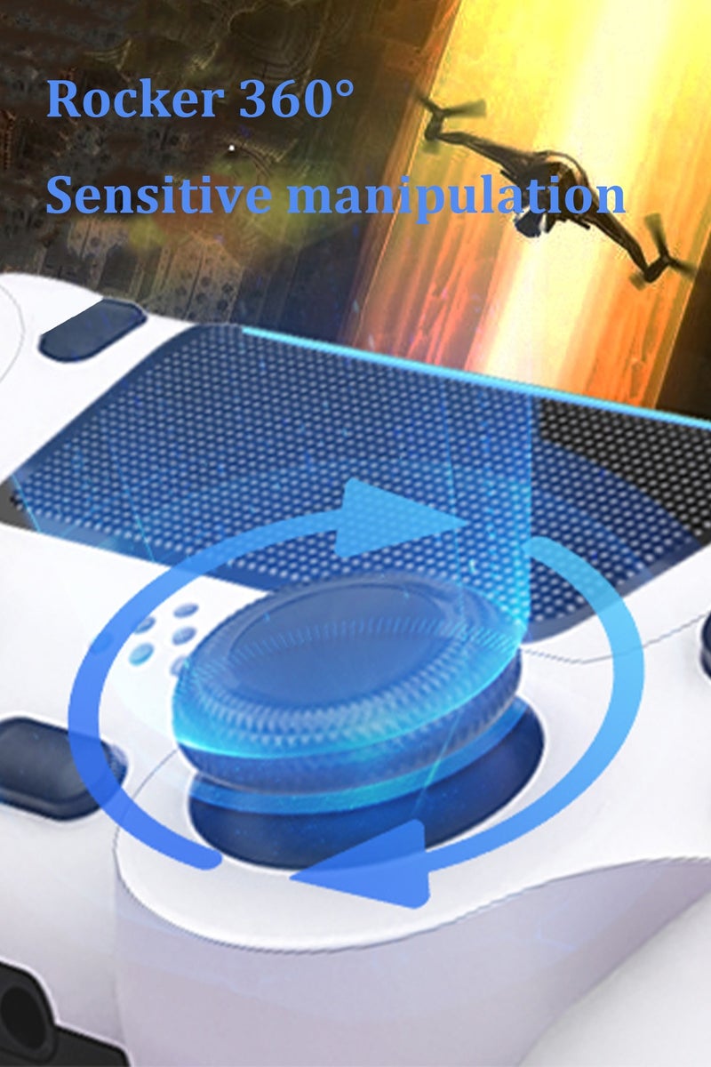 Wireless Controller for  PlayStation 4 with Vibration Feedback, Motion Sensors, Touchpad, Light Bar, Share Button & Speaker - Image 4