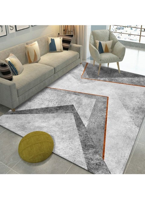 Squality Polyester Fiber Rectangular Simple And Comfortable Carpet(Carpet Only)