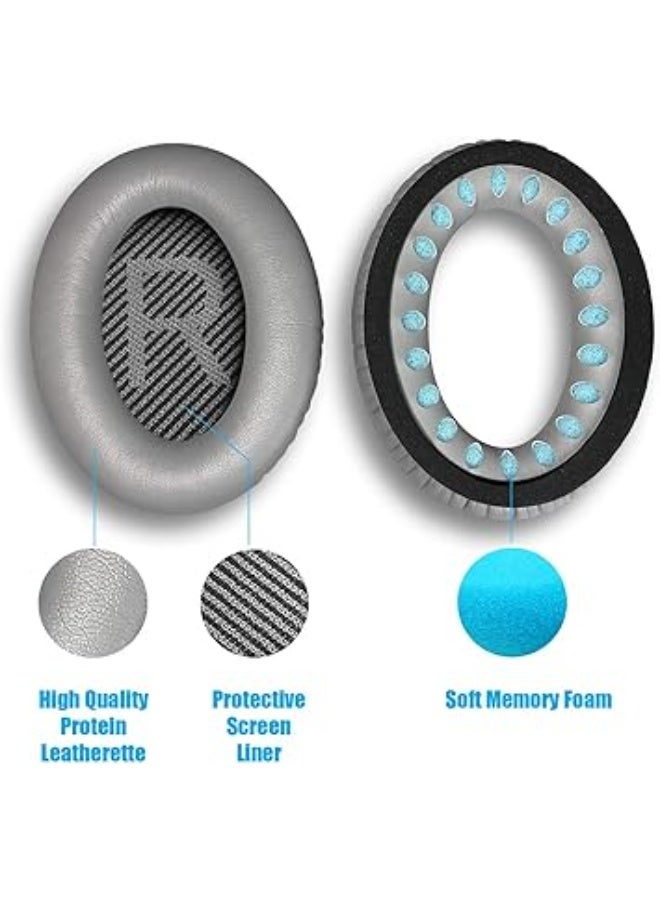 وسادات أذن بديلة لسماعات الرأس – وسائد إسفنجية ناعمة مريحة بتصميم احترافي لتجديد سماعتك القديمة، سهلة التركيب مع تعليمات واضحة، توفر عزل صوت محسّن وراحة طويلة أثناء الاستخدام – بدائل مثالية لمعظم أنواع سماعات الرأس - Image 4