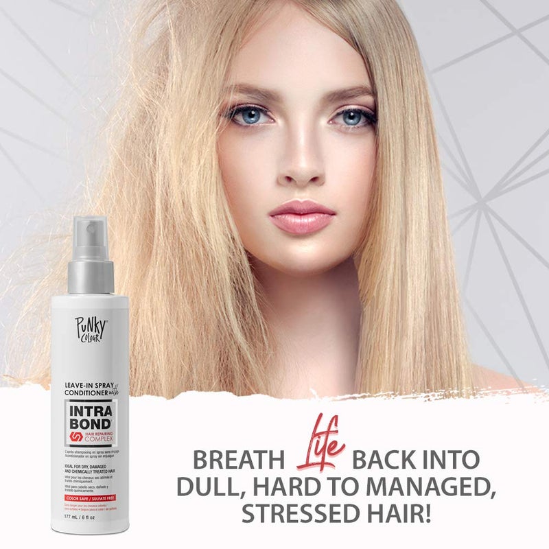 Punky Leave In Conditioner Spray with Intra Bond Hair Repair Complex â€“ Leave In Conditioner for Dry Damaged Hair, Sulfate Free, 6 fl oz - Image 2