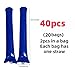 ROSEBB 40pcs Round headTeam Spirit Boom Sticks Thunder Sticks Cheering Sticks Team Spirit Plastic Cheerleading Spirit Stick Clapper Inflatable Noise Maker Sports Supply Blue - Image 3