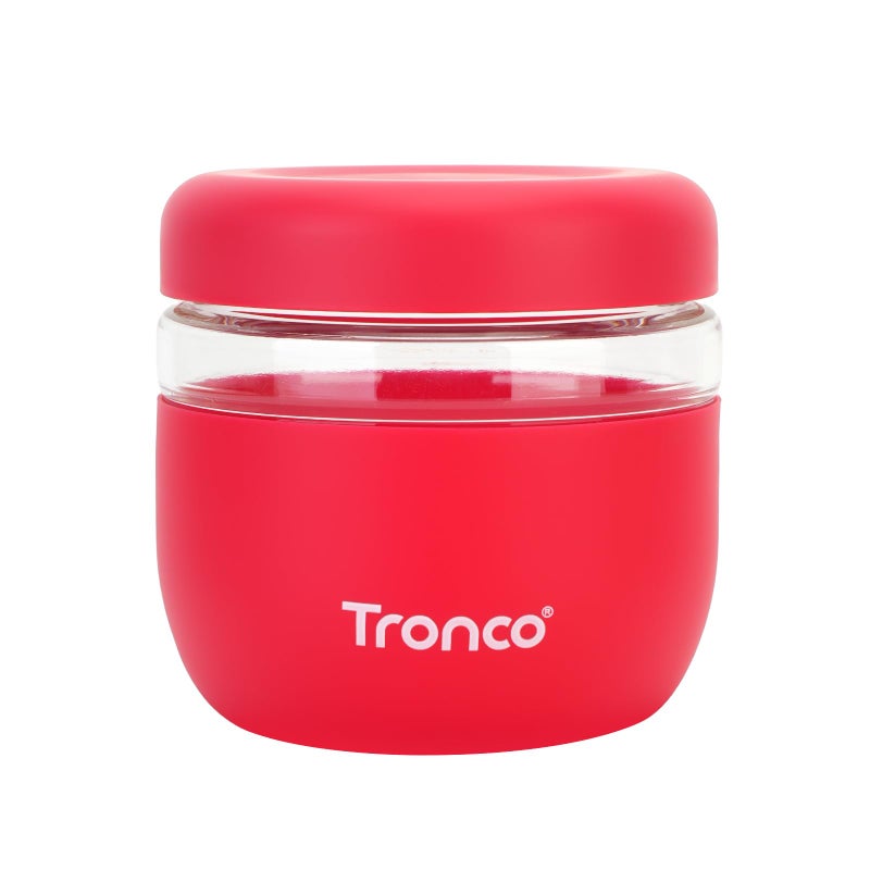 Tronco 24 oz Glass Food Storage Containers with Lids, Airtight, Leak & Spill Proof Glass Lunch Bowls for Meal Prep, Salad, Yogurt, Soup & Stew, Microwave & Dishwasher Safe, BPA-Free, Set of 1 - Image 1