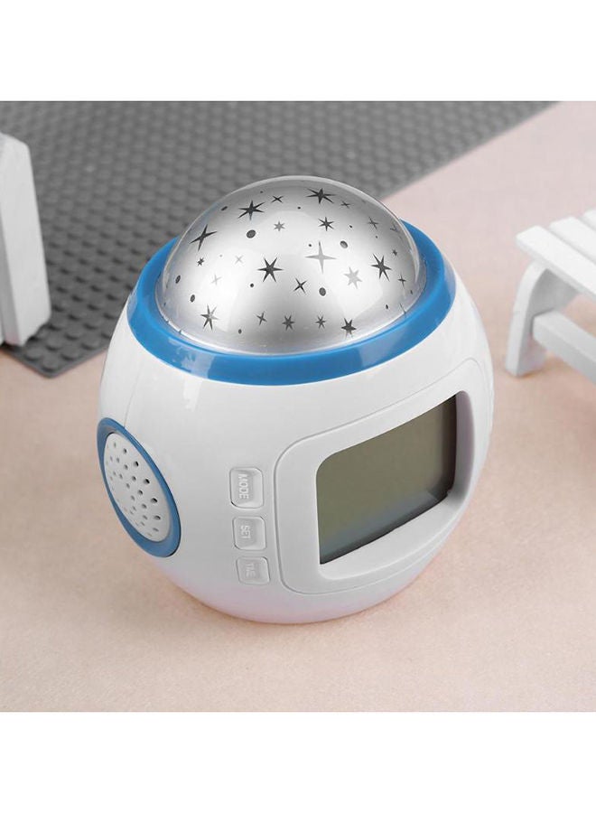 نيبمينينت منبه رقمي بإضاءة Led المتوهجة على شكل نجوم براقة أبيض/أزرق/رمادي - Image 3