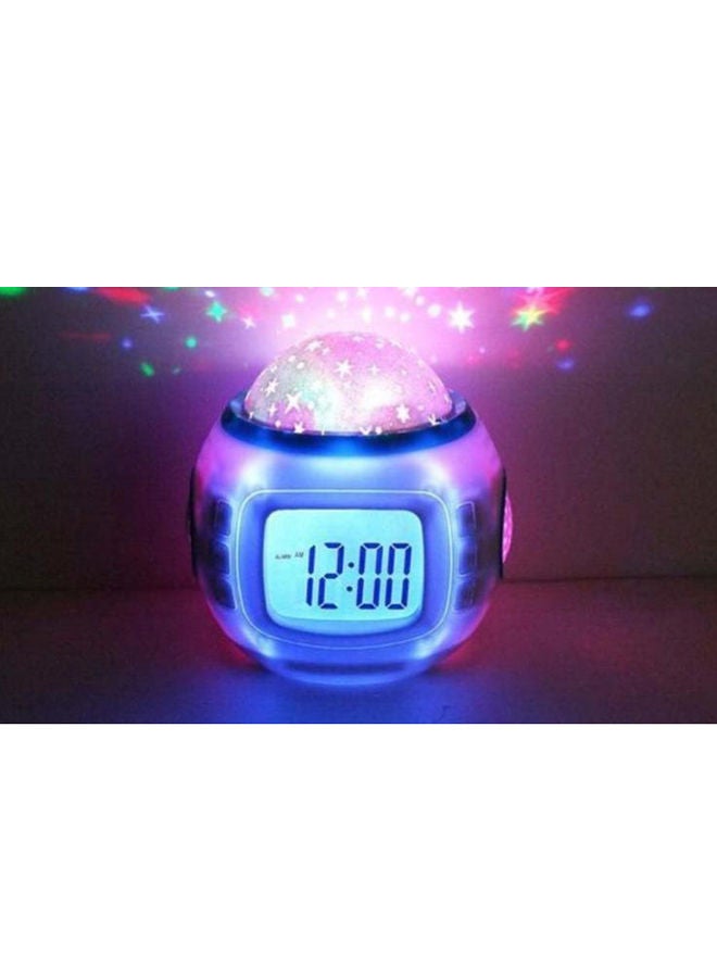 نيبمينينت منبه رقمي بإضاءة Led المتوهجة على شكل نجوم براقة أبيض/أزرق/رمادي - Image 4