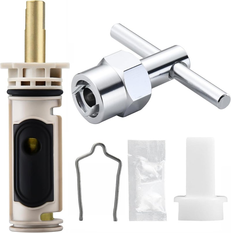 Tearel Store 1222 Replacement Cartridge with Removal Tool 104421 for Moen, Compatible with One Hanlde Posi Temp Faucets - Image 1
