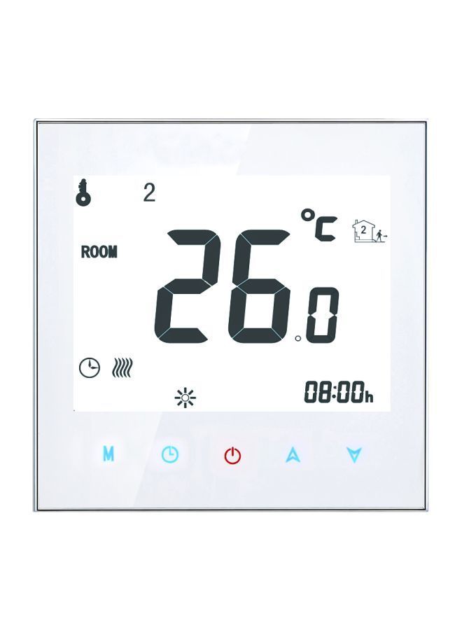 NIBEMINENT LCD Programmable Thermostat Temperature Controller White 11.5x9.4x6.2centimeter - Image 1