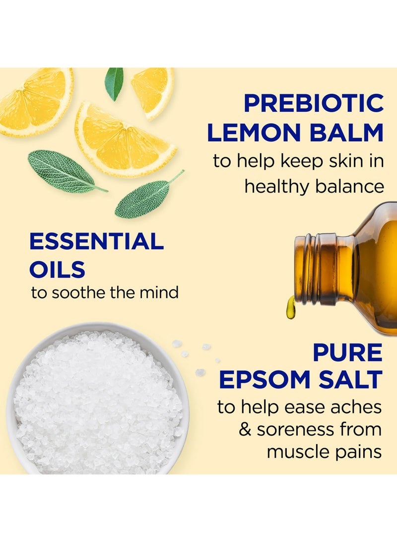 Dr Teal's Dr Teal's Epsom Salt Soaking Solution Prebiotic Lemon Balm 1.36Kg  - Image 3