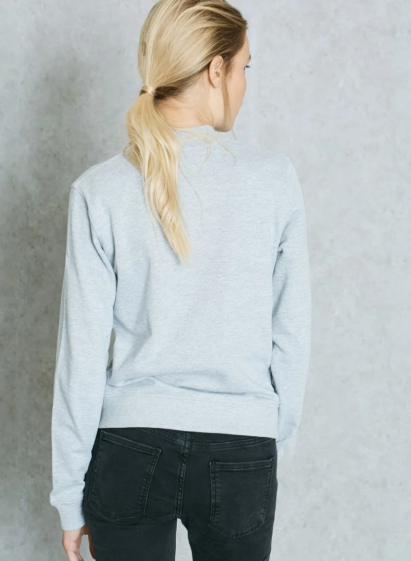 Missguided Jersey Bomber Jacket