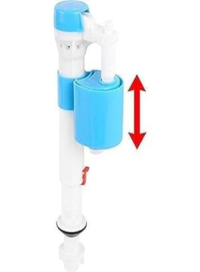 Metwin Plastic Anti-Siphon Toilet Flush Tank Fill Valve Adjustable 7 Inch to 10 Inch Flush Tank Ball Cock Repair Kit Suitable for One and Two piece Toilets Commodes - Image 3