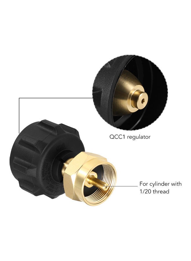 نيبمينينت محول إعادة تعبئة صمام منظم أسطوانات بروبان 1 رطل 6.7سم - Image 2