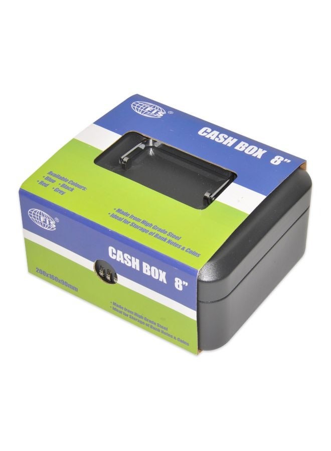 FIS صندوق نقدي FIS مع قفل رقمي 8 بوصة، لون أسود غير لامع - FSCPTS0037BK - Image 4