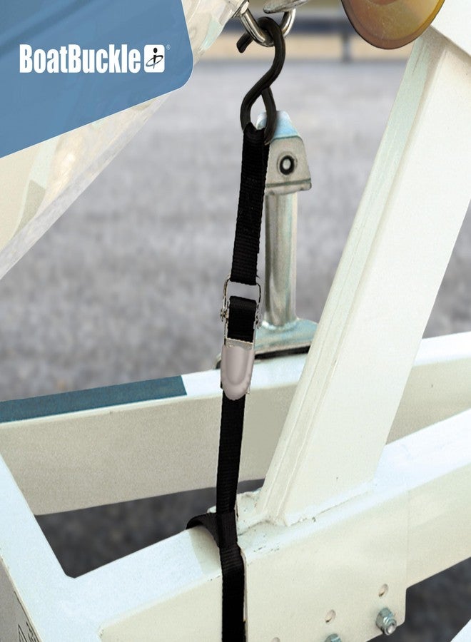 BoatBuckle Pro Series Bow Tie-Down with Loop End, (1-Inch x 36-Inch) - Image 5