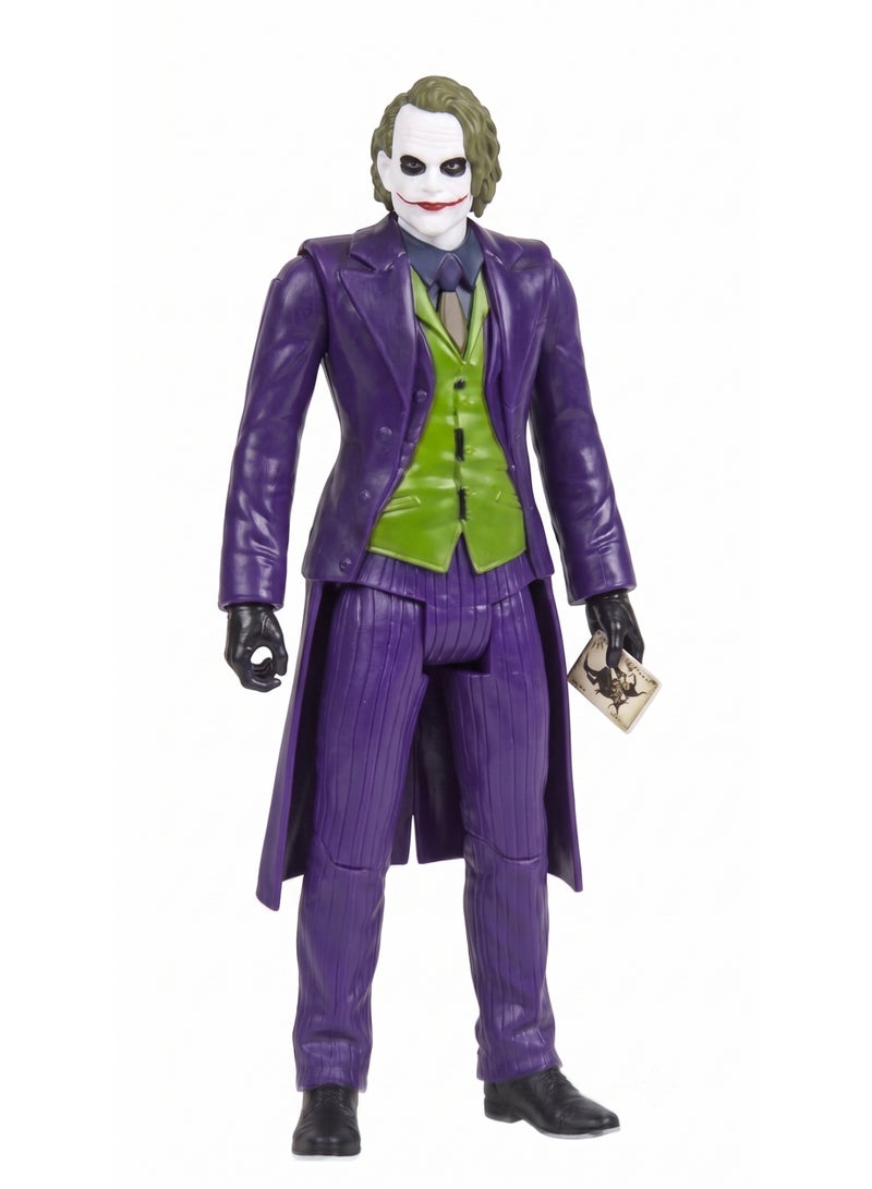 DC Comics Joker Character Toy 30cm Collectible Figure – 12 Inch Titan Hero Series Supervillain Toy with Lights & Sound | Comic Inspired Action Figure Model Joker Card | Interactive Toy Gift for Kids & Collectors Birthday, Eid, Christmas Ages 4+ - Image 2