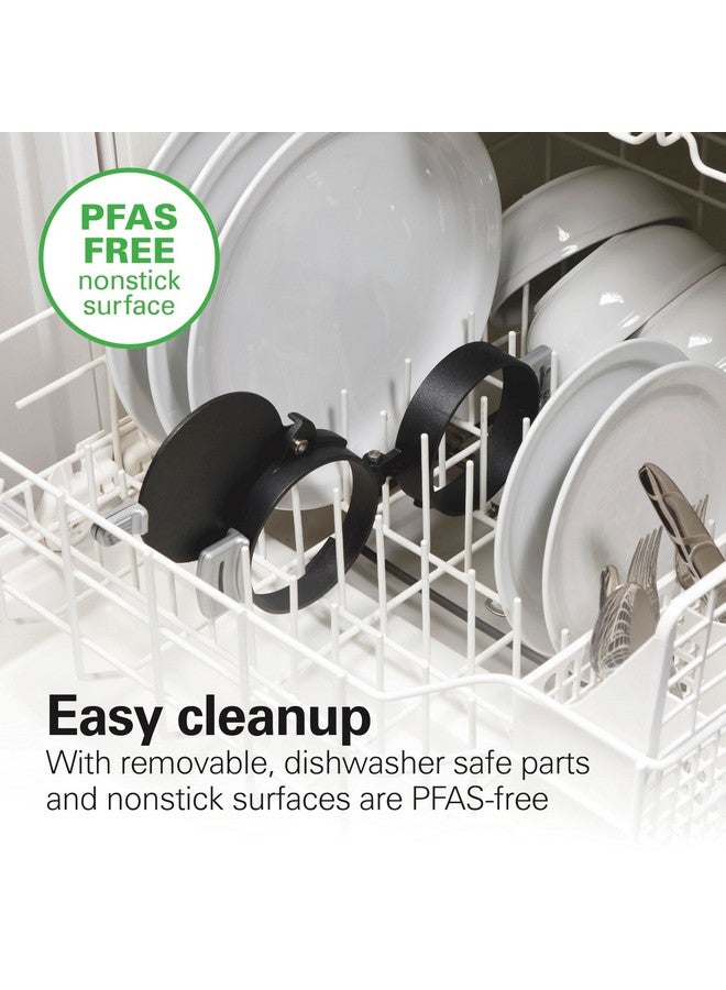 Hamilton Beach صانعة ساندويتش الإفطار من هاملتون بيتش مع حلقة طهي البيض، تخصيص المكونات، مثالية للمافن الإنجليزي، الكرواسون، الوافل الصغيرة، هدايا مثالية للأفيال البيضاء، كورال (25483) - Image 5