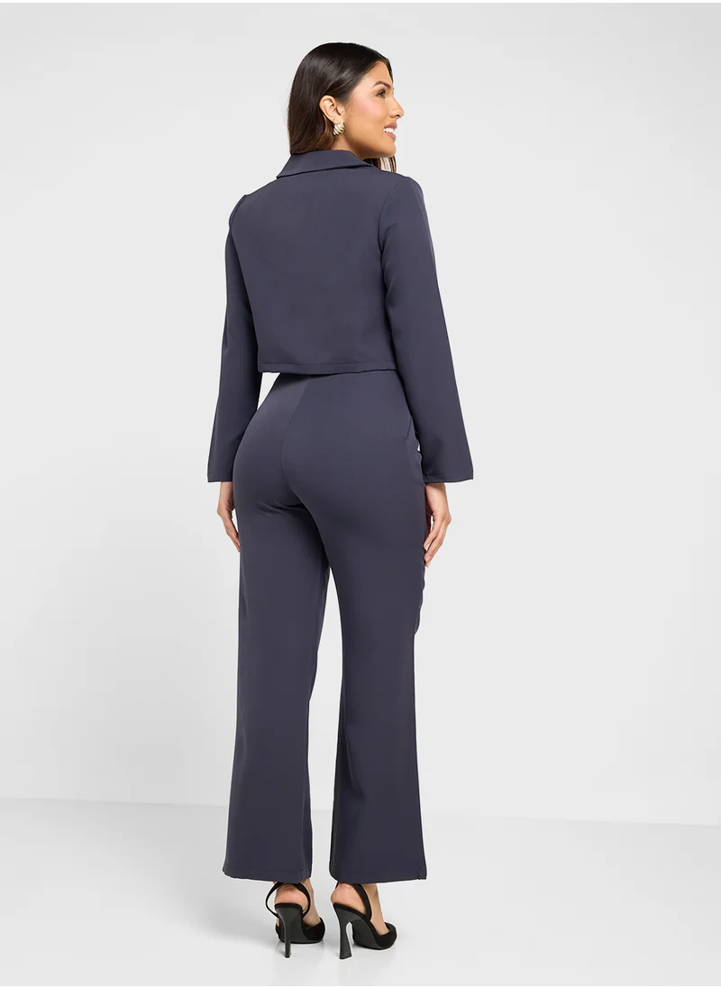 ايلا Cropped Blazer & Pant Set