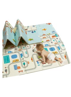 HOCC Baby Play Mat 180 * 150 * 1 CM – Baby Floor Mat, Anti-Slip Foam Playmat for Babies and Kids, Waterproof Baby Play Gym and Mat for Floor Play, Reversible Design (Bear Design)  - Image 1