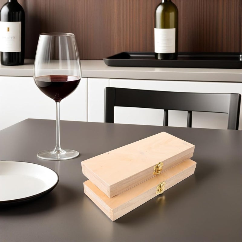 2pcs Hydrometer Wooden Organizer: Wooden Distiller Hydrometer Protective Case with Foam Insert - Brewing Test Equipment Wine - Image 4