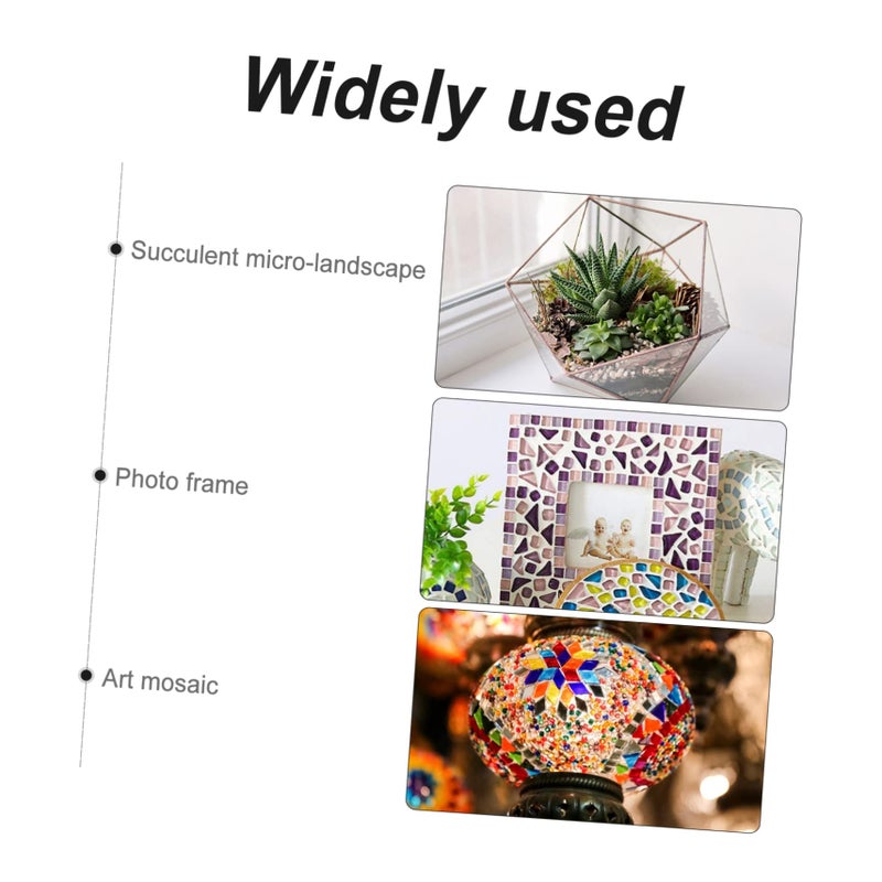 200 جرام من بلاط الفسيفساء الحجري غير المنتظم للحرف اليدوية ومشاريع الفنون DIY - Image 5