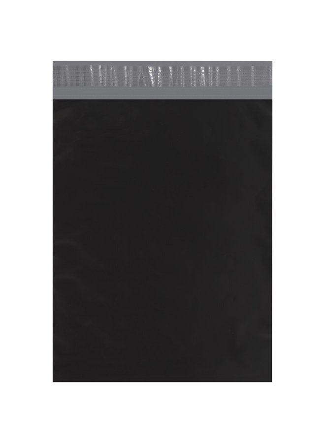 BOX USA BCPM1215BK Poly Mailers, 12" x 15 1/2", Black (Pack of 100) - Image 2