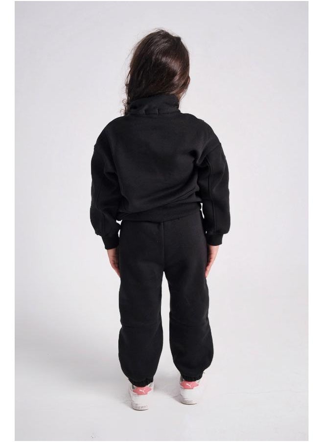 playmore Unisex "Have Fun Today" Black Long-Sleeved Sweatshirt  - Image 2