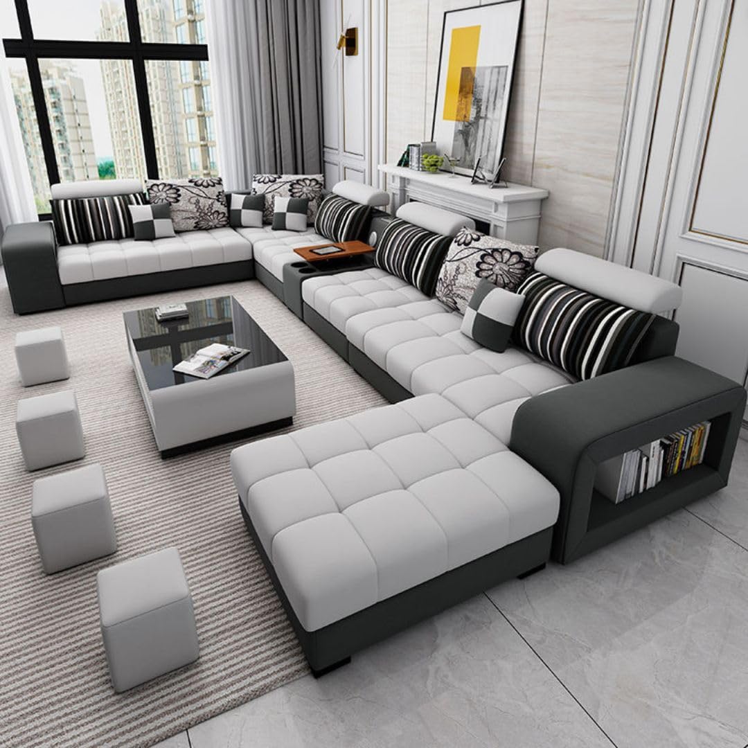 Modern Fabric Sectional Sofa Bed