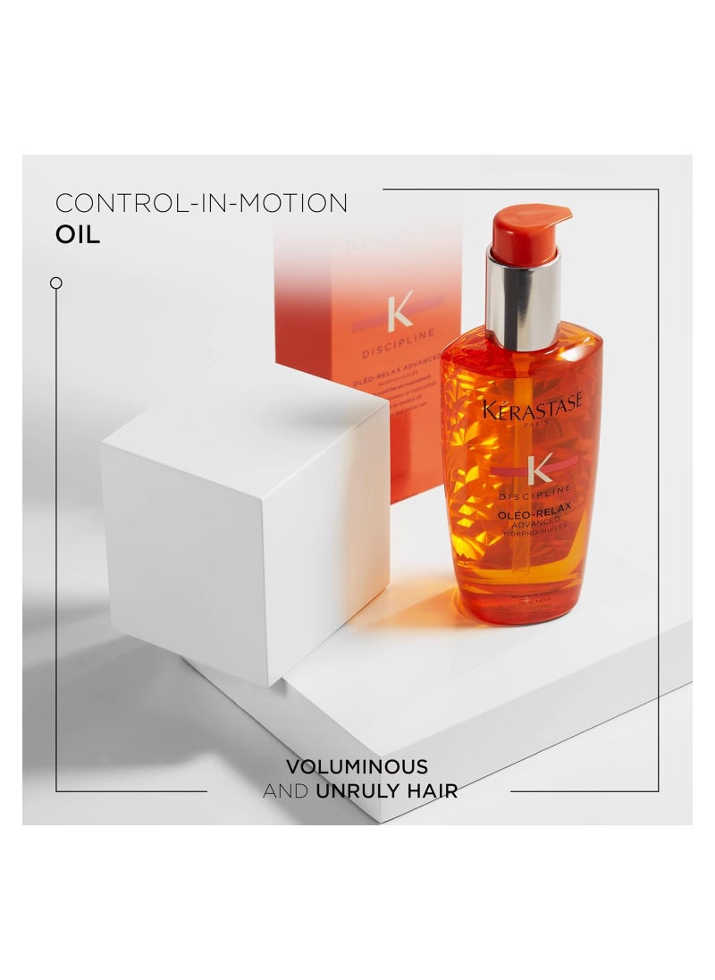 KERASTASE - Discipline Oléo-Relax Anti-Frizz Daily Conditioning & Calming Treatment For Voluminous & Unruly Hair Oil Huile Oleo Relax 100ml - Image 1