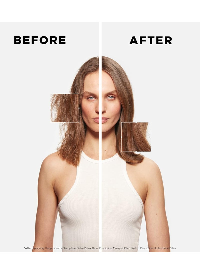 KERASTASE - Discipline Oléo-Relax Anti-Frizz Daily Conditioning & Calming Treatment For Voluminous & Unruly Hair Oil Huile Oleo Relax 100ml - Image 1