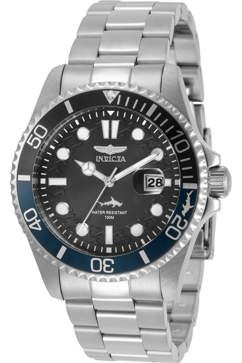 Invicta Pro Diver Men 43mm Stainless Steel Steel Black dial PC32 Quartz - Image 1