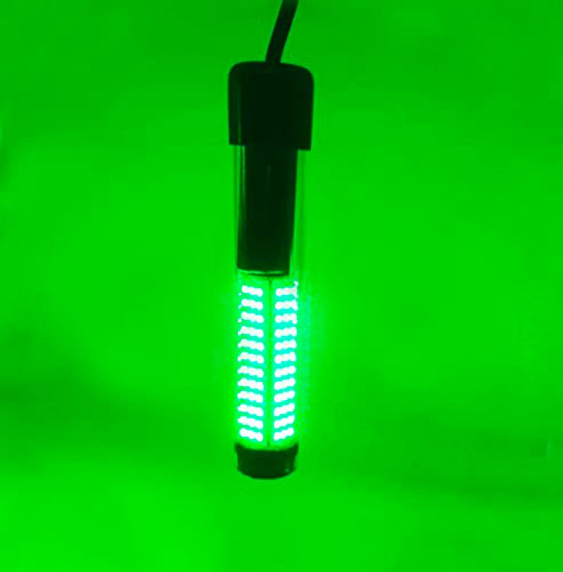 SAMDO Underwater Fishing Light Fish Light IP68 12V 180 SMD LED 1080 Lumens Fishing Boat Night Light 10.8W (Green) - Image 1