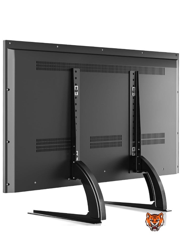 TIGER Universal Table Top TV Stand Base – Height Adjustable TV Legs for Most 32-55 Inch LCD/LED Flat Screen TVs, Max VESA 800x400mm - Image 1
