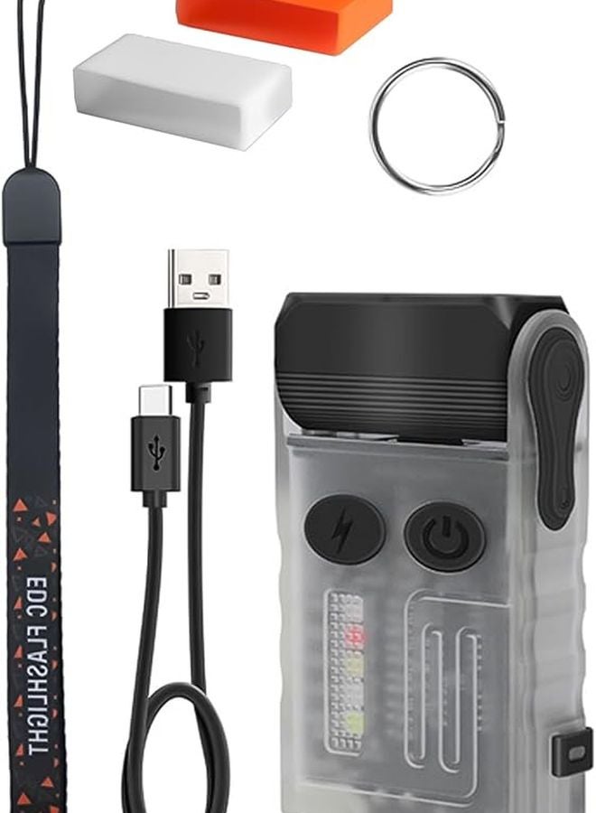 Bright Blue Waterproof LED Flashlight for Outdoor Cycling Camping Handheld Pocket Torch - Image 2